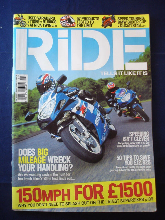 Ride Magazine - Issue 98 - BMW Boxer cup vs Ducati st4S