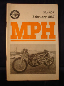 MPH - VOC - Vincent Owners club magazine - issue 457 - February 1987