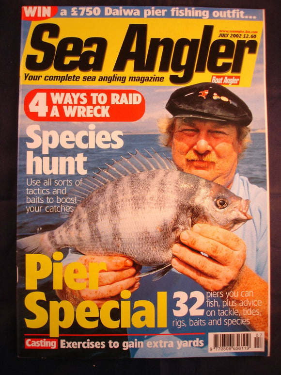Sea Angler Magazine July 2002 - Pier fishing special
