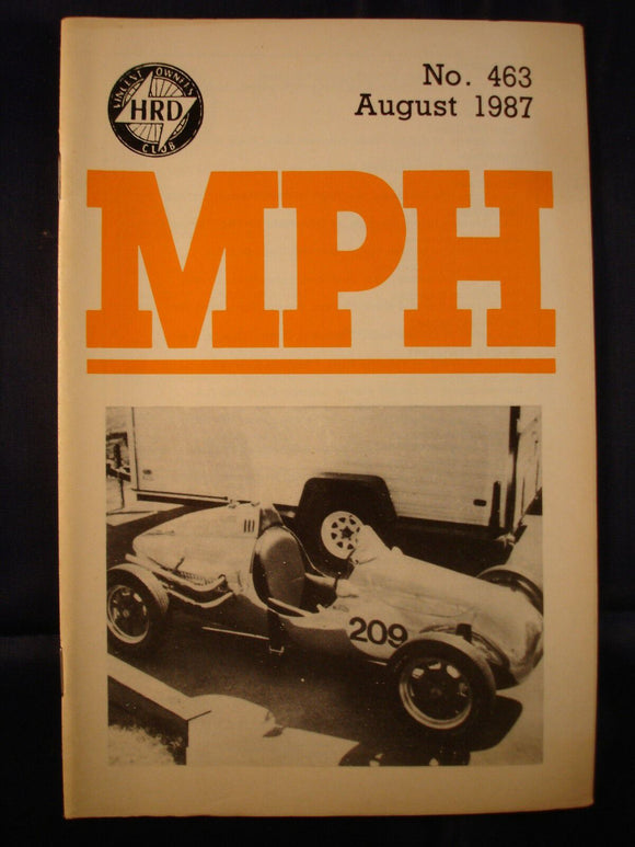 MPH - VOC - Vincent Owners club magazine - issue 463 - August 1987