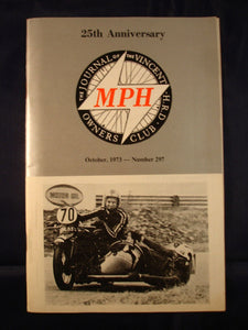 MPH - VOC - Vincent Owners club magazine - issue 297 - October 1973