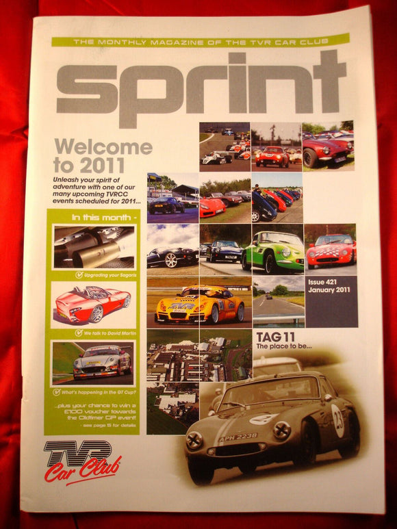 TVR Owners Club Sprint Magazine issue 421 - January 2011