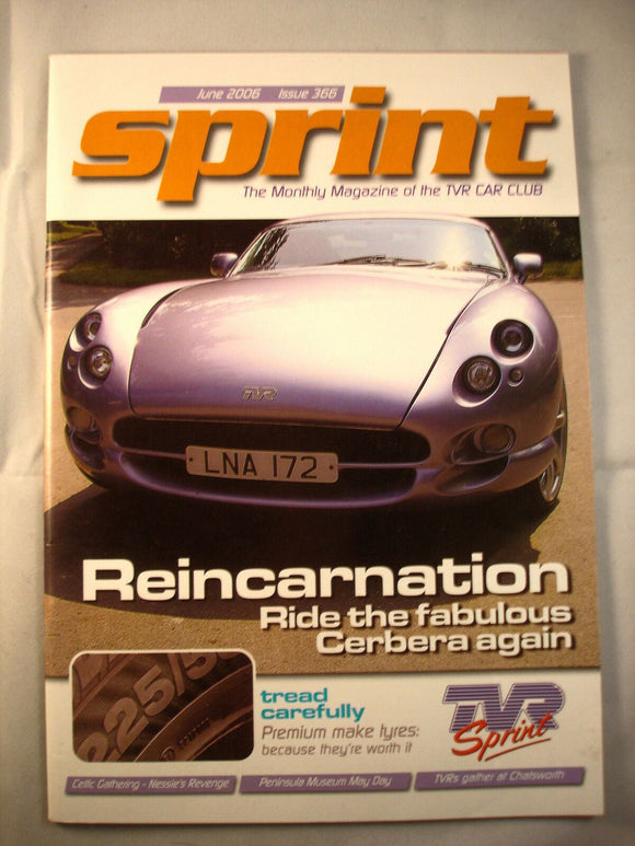 TVR Owners Club Sprint Magazine issue 366 - June 2006