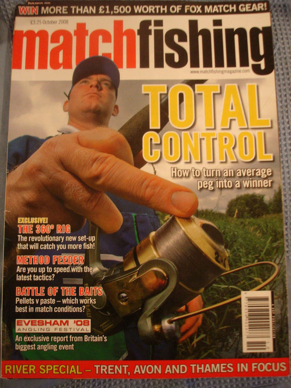 Match Fishing Magazine - Oct 2008 - turn an average peg into a winner