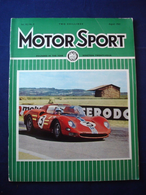 Motorsport Magazine - August 1965