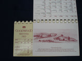 Horse Racing - Goodwood - Desk Calendar - Meetings 1983