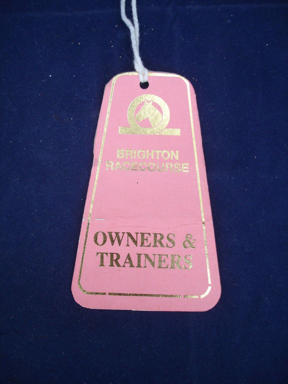1 - Horse racing - Card Badge - Brighton Owners and trainers -