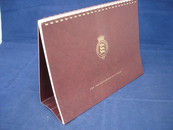 Horse Racing - Goodwood - Desk Calendar - Meetings 1994