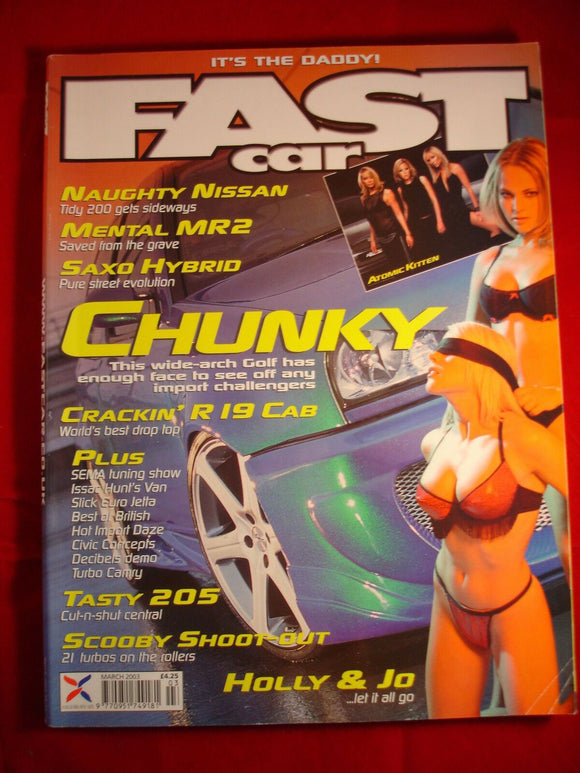 Fast Car - March 2003 - Mr2 - Saxo - 205 - 21 Impreza shoot out