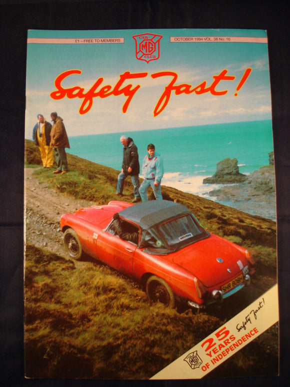 Safety Fast -  MG - Volume 38 Number10 - October 1994