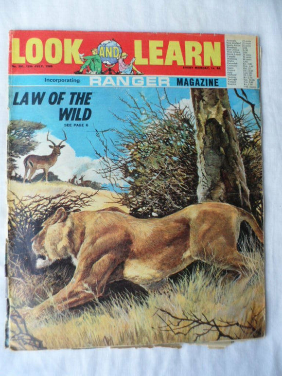 Look and Learn Comic - Birthday gift? - issue 391 - 12 July 1969