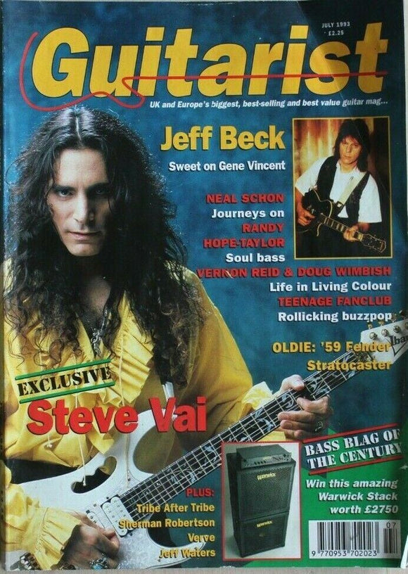 Guitarist magazine - July 1993 - Steve Vai