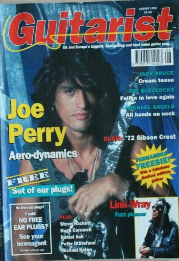Guitarist magazine - August 1993 - Joe Perry