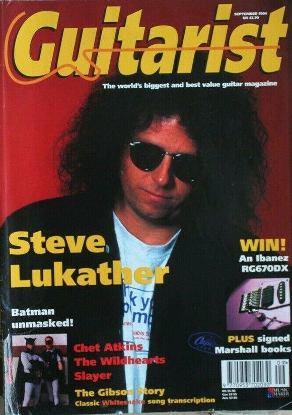 Guitarist magazine - September 1994 - Steve Lukather