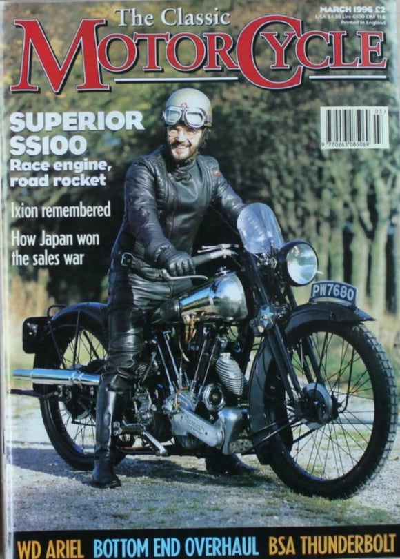 Classic Motorcycle - March 1996 - Superior SS100 - WD Ariel