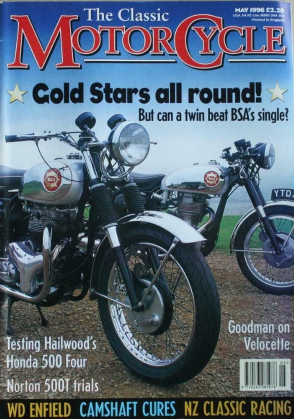 Classic Motorcycle - May 1996 - BSA - Velocette - Royal Enfield