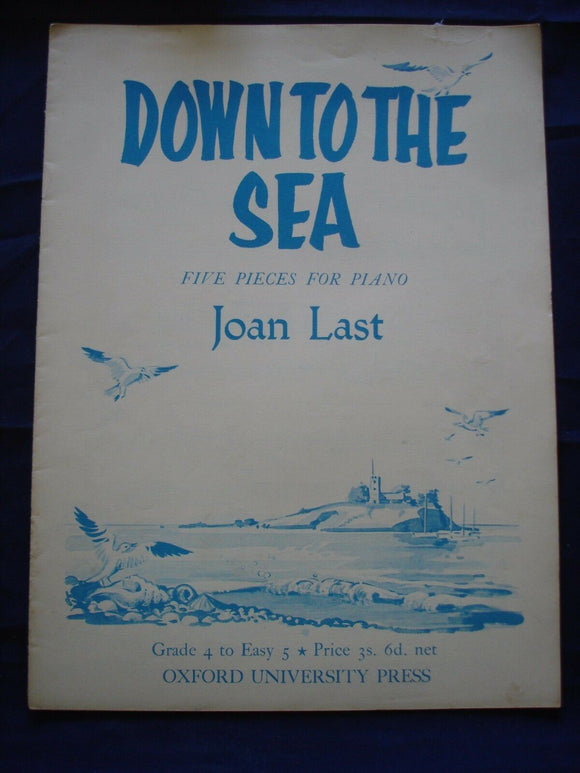 Down to the Sea - Joan Last - Vintage Sheet Music