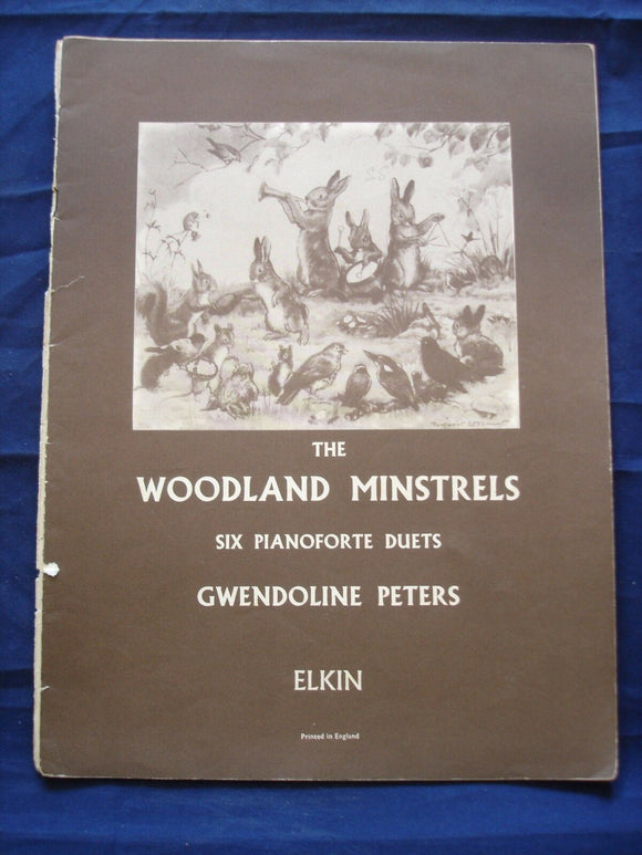 The Woodland Minstrels - Gwendoline Peters - Vintage Sheet Music