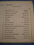 Carols with Chimes -junior group singing and playing - Vintage sheet music