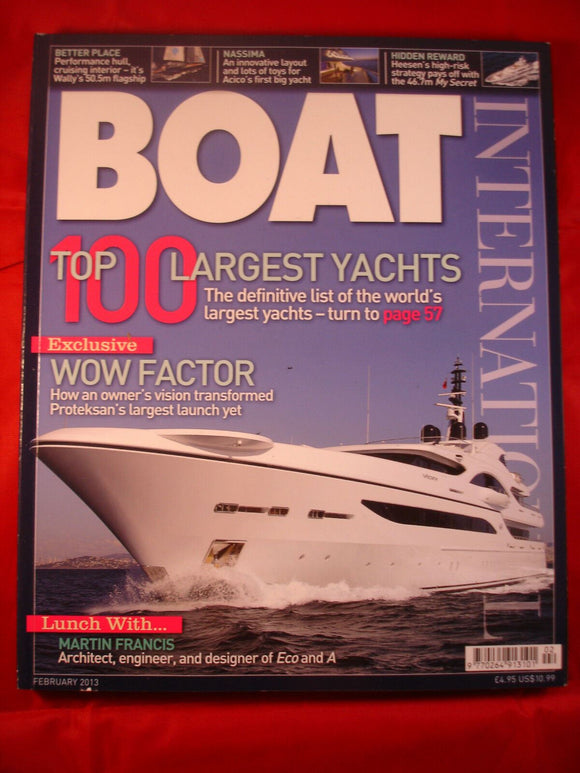 Boat international Feb 2013 - Top 100 largest yachts