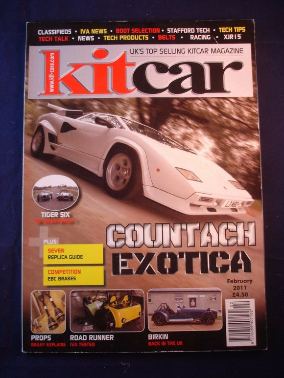 Kitcar - February 2011 - Countach exotica - sevens guide
