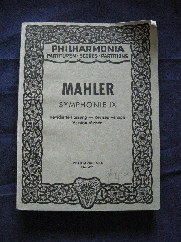 Mahler - Symphonie IX - Philharmonia 472