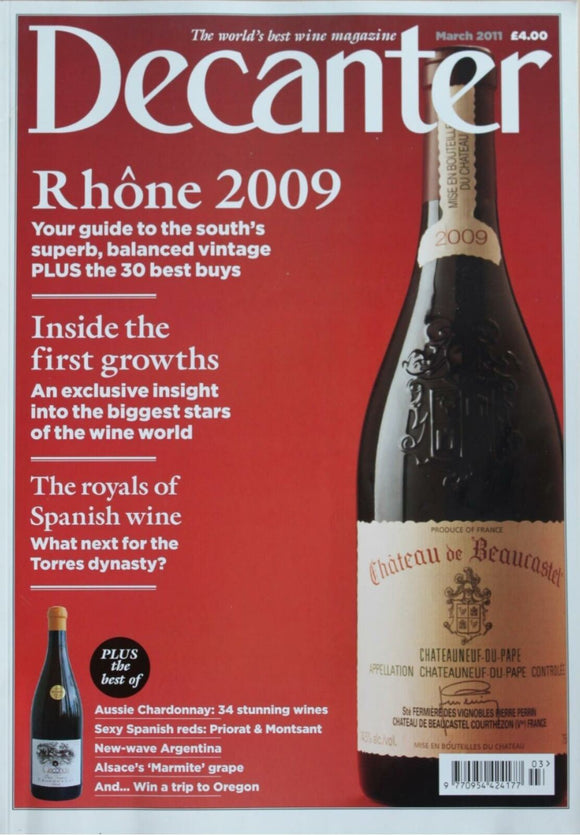 Decanter Magazine - March 2011 - Rhone 2009