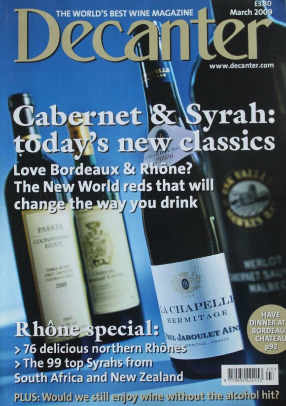 Decanter Magazine - March 2009 - Cabernet and Syrah