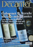 Decanter Magazine - March 2009 - Cabernet and Syrah