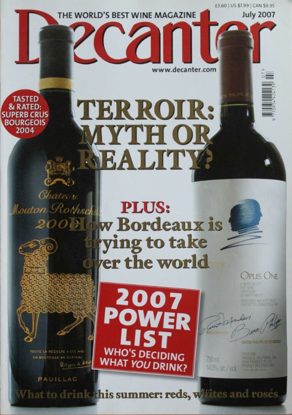 Decanter Magazine - July 2007 - Terroir - Myth or reality