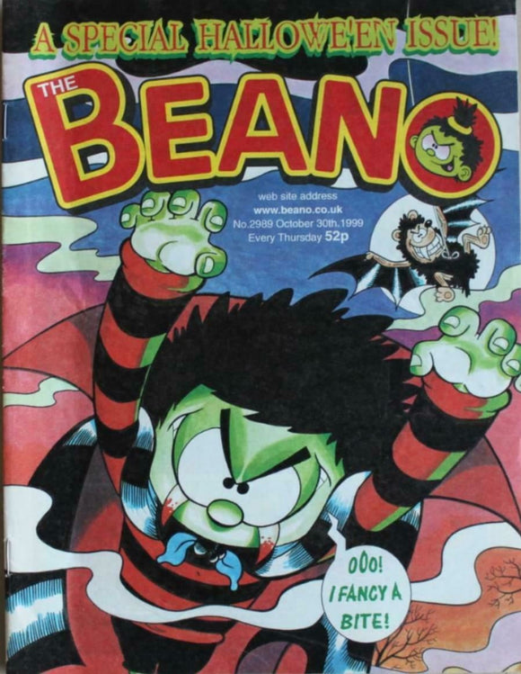 Beano British Comic - # 2989 - 30 October 1999