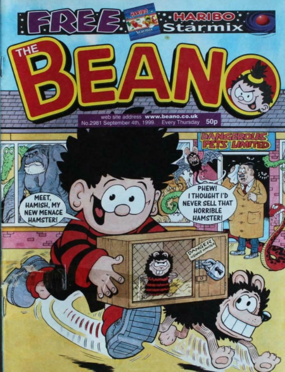 Beano British Comic - # 2981 - 4 September 1999