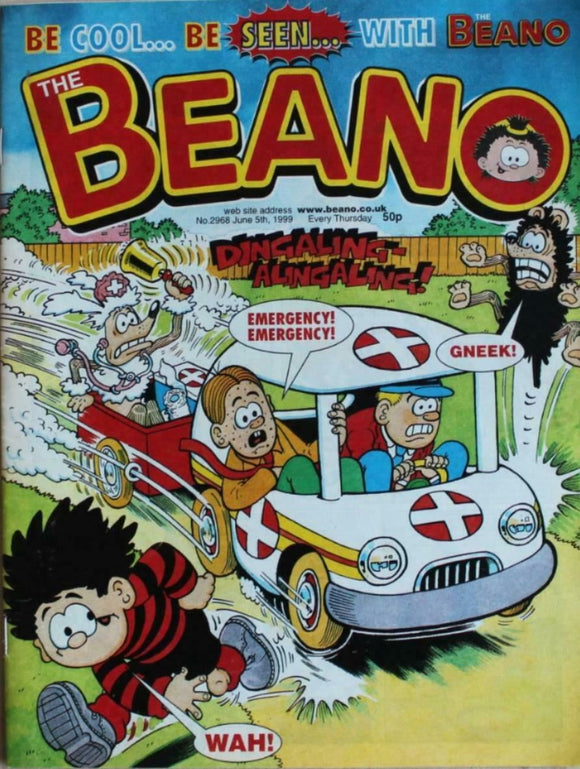 Beano British Comic - # 2968 - 5 June 1999