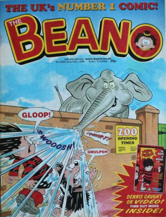 Beano British Comic - # 2969 - 12 June 1999