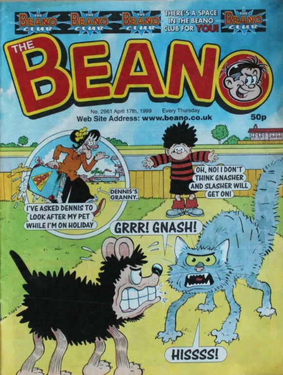 Beano British Comic - # 2961 - 17 April 1999