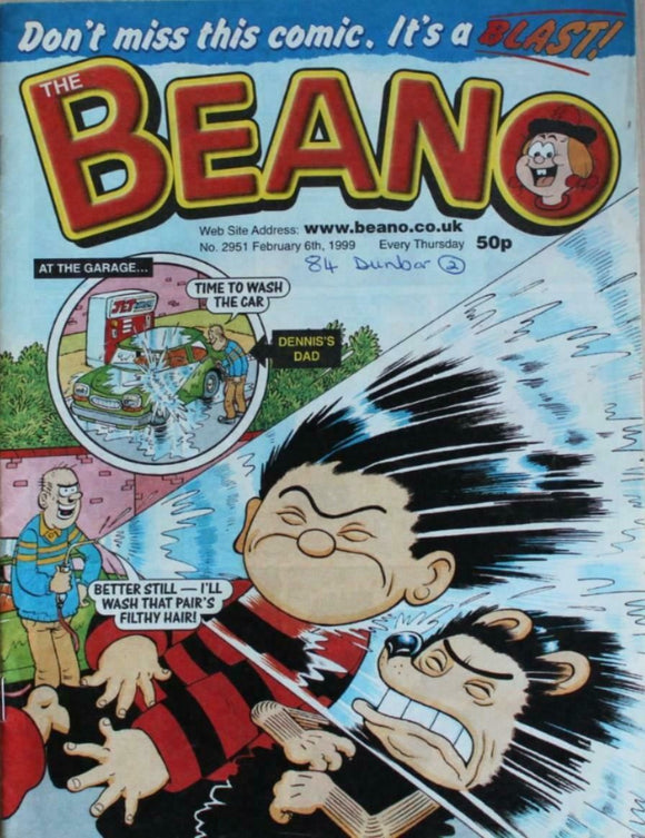 Beano British Comic - # 2951 - 6 February 1999