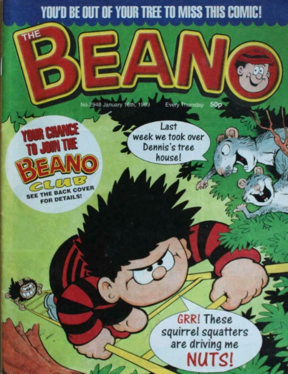 Beano British Comic - # 2948 - 16 January 1999