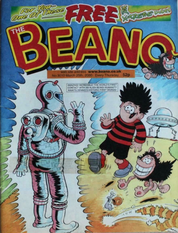Beano British Comic - # 3010 - 25 March 2000