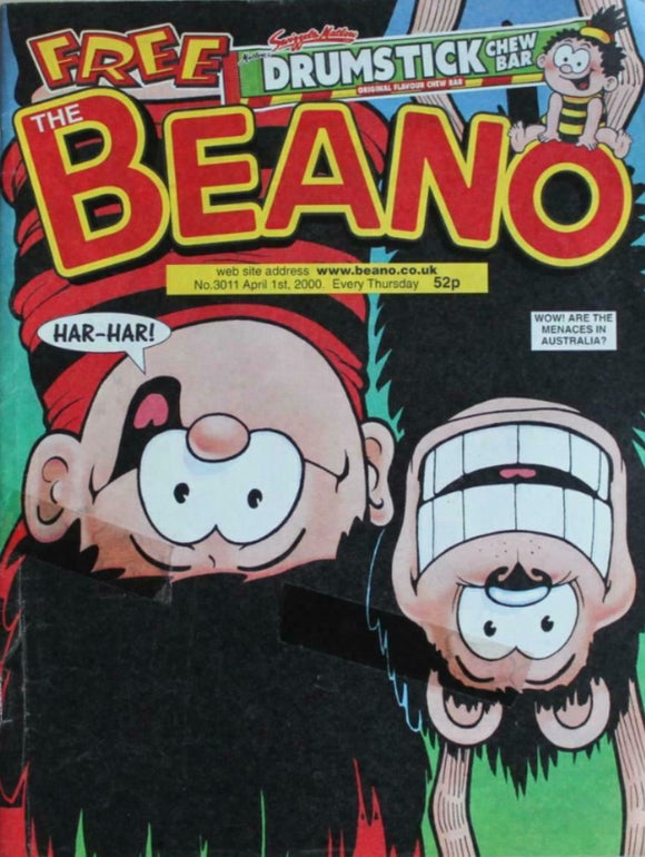 Beano British Comic - # 3011 - 1 April 2000