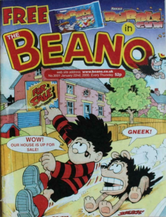 Beano British Comic - # 3001 - 22 January 2000