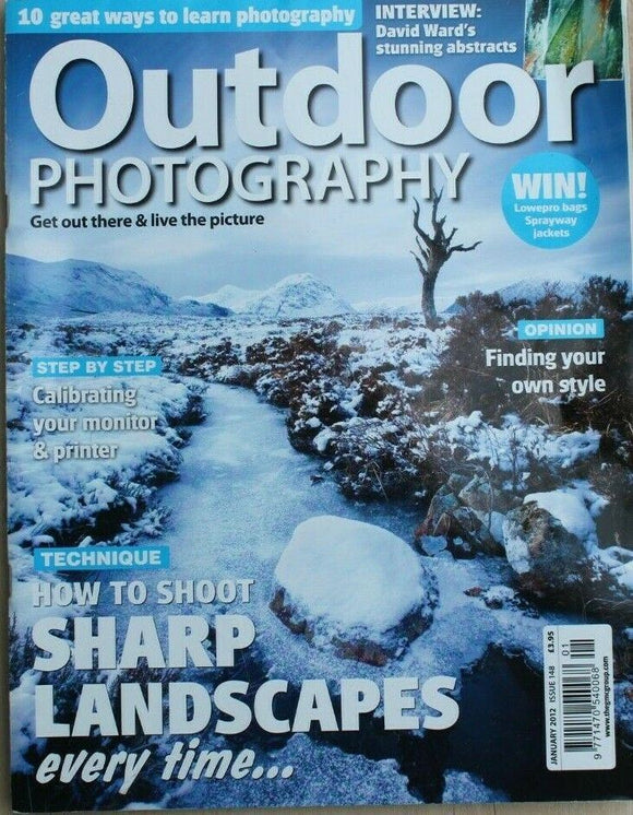 Outdoor photography Magazine - January 2012 - shoot sharp landscapes