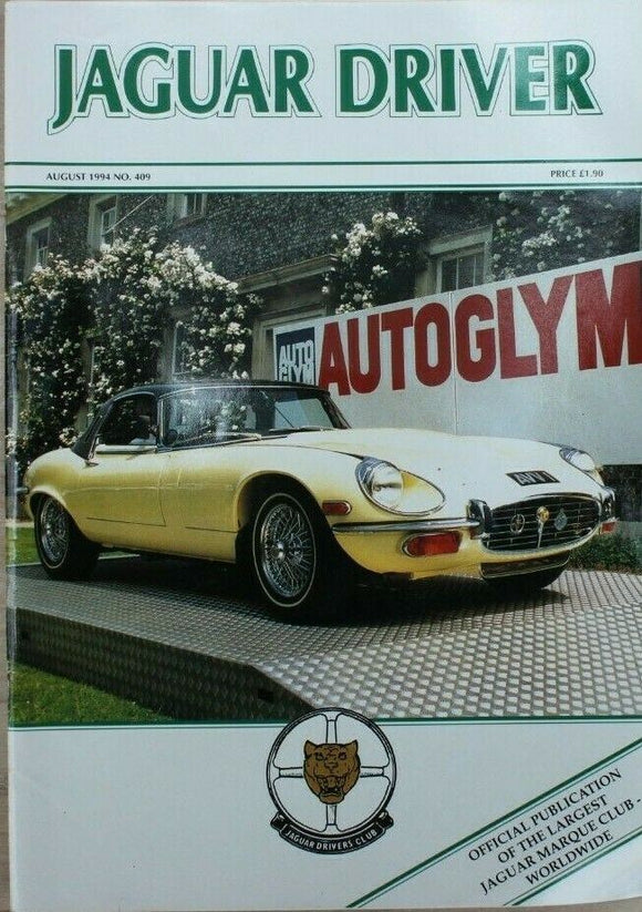 JAGUAR DRIVER Magazine - August 1994