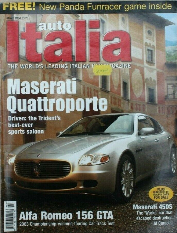 Auto Italia Magazine - March 2004 - Maserati Quattroporte