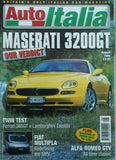 Auto Italia Magazine - August 1999 - 3200GT - Ferrari 365GT - Lambo Espada