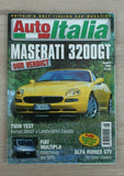 Auto Italia Magazine - August 1999 - 3200GT - Ferrari 365GT - Lambo Espada