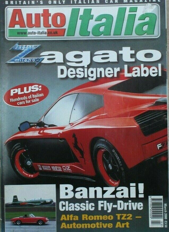 Auto Italia Magazine - March 2000 - Zagato - Alfa TZ2