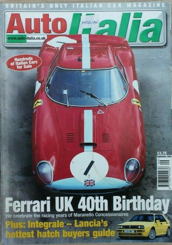 Auto Italia Magazine - September 2000 - Lancia Integrale