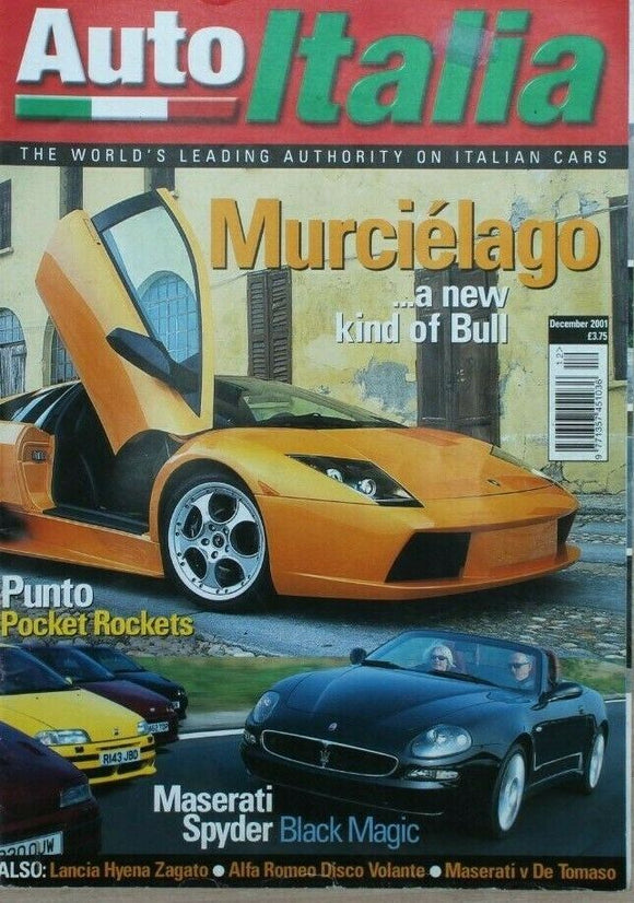 Auto Italia Magazine - December 2001 - Murcielago