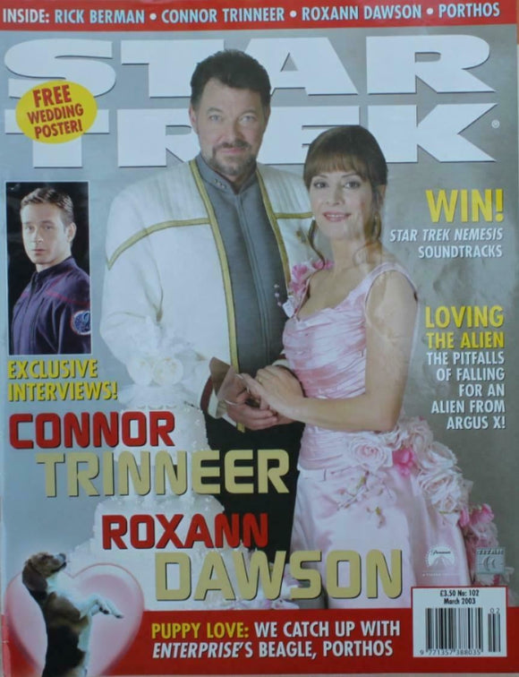 Star Trek magazine - March 2003 - Connor Trinneer - Roxann Dawson