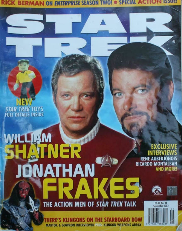 Star Trek magazine - September 2002 - Shatner - Frakes